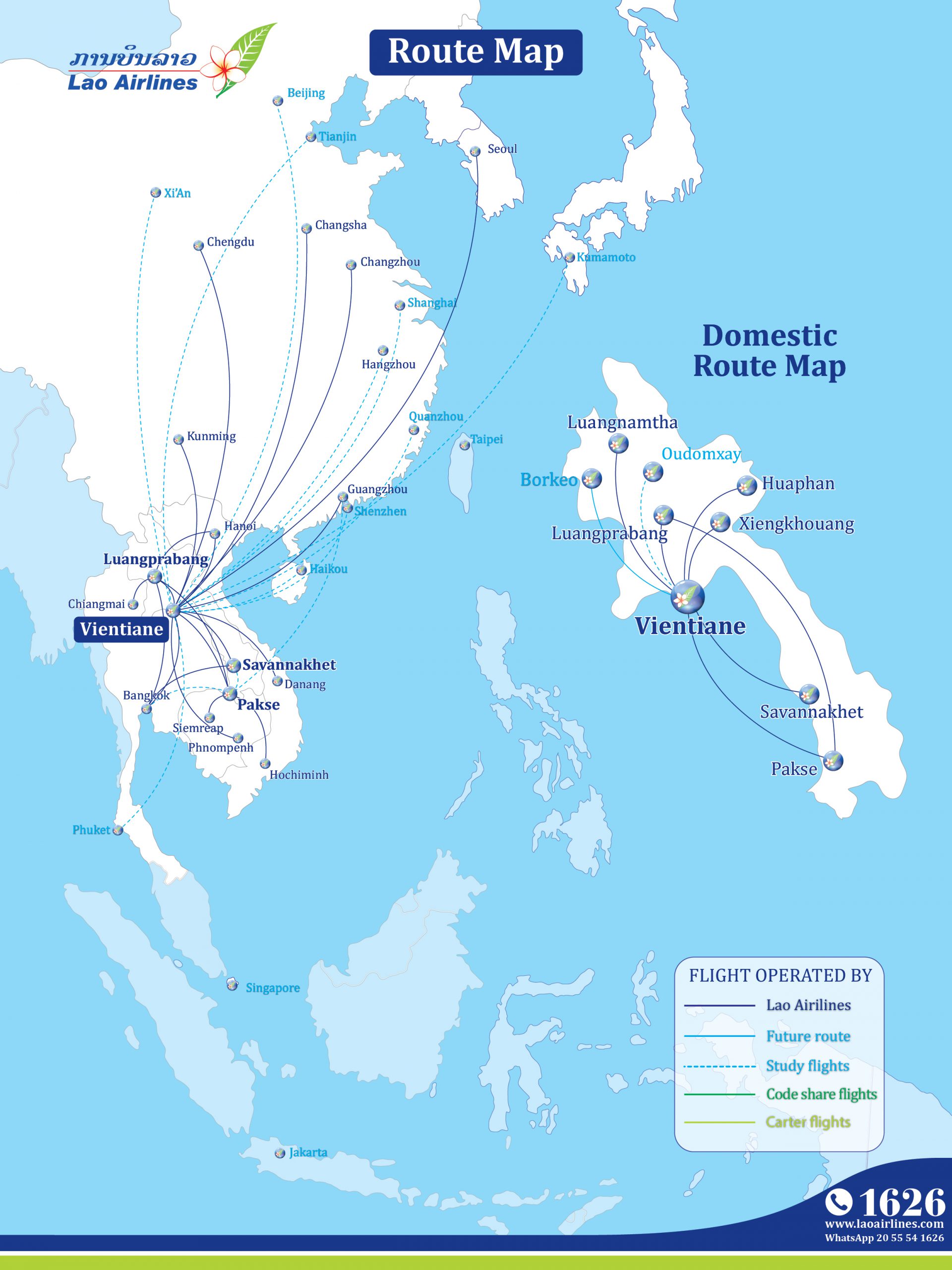 Jet Charter Map